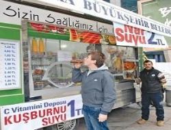 Başkentli’nin favorisi portakal suyu