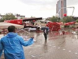 Ankara da DOLU zarar