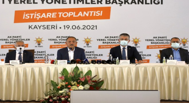 AK Parti Yerel Yönetimler Başkanlığı İstişare Toplantısı Kayseri’de yapıldı