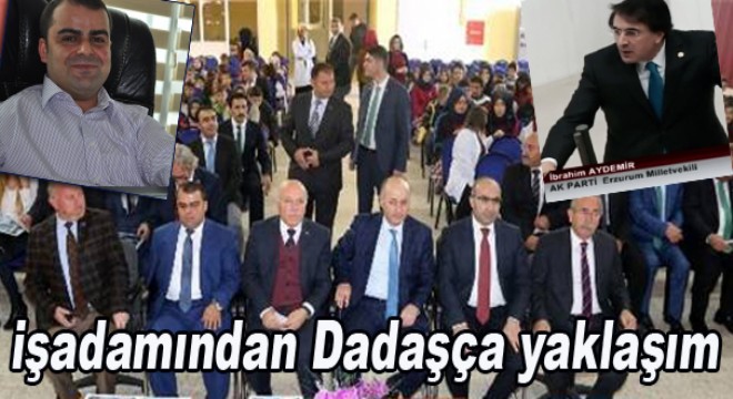 AK Partili Vekil e işadamından teşekkür