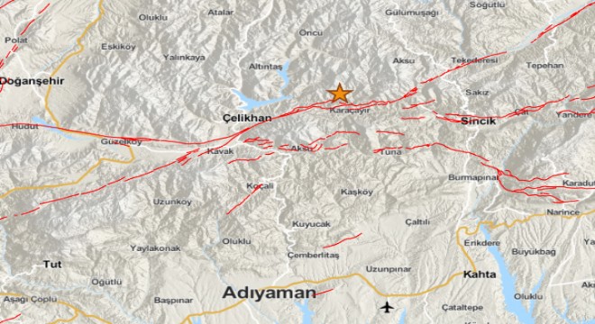 Adıyaman da deprem