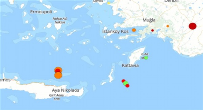 Akdeniz de deprem