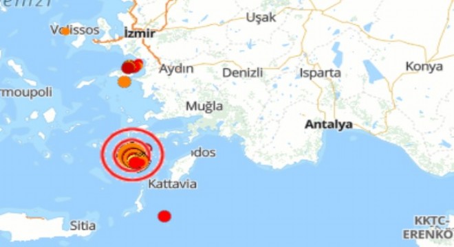 Akdeniz’de 4.1 şiddetinde deprem