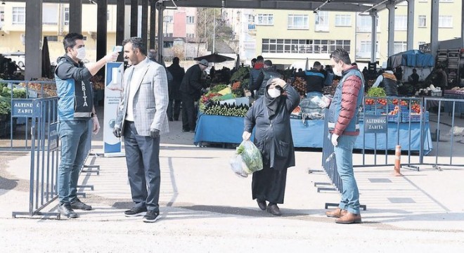 Altındağ’da pazar yerleri genelgeye göre düzenlendi