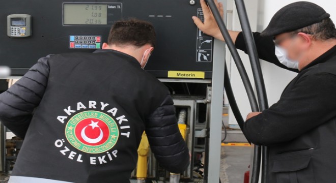 Ankara’da akaryakıt istasyonlarına operasyon