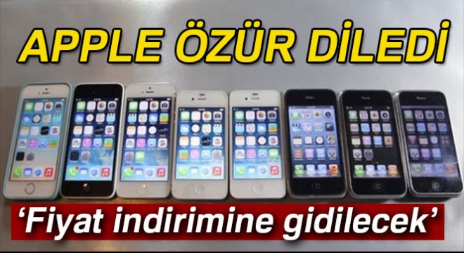 Apple, iPhone ları yavaşlattığından dolayı özür diledi