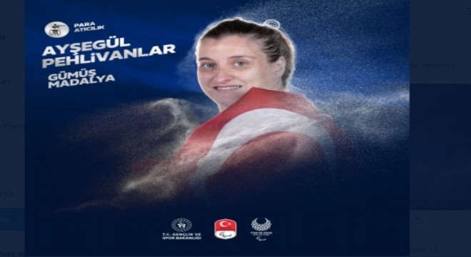 Ayşegül Pehlivanlar dan gümüş madalya