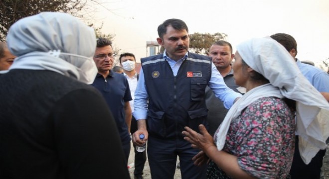 Bakan Kurum:  Devletimizin tüm imkanlarıyla yaralarımızı saracağız 