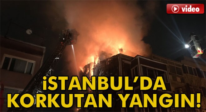 Beşiktaş’ta korkutan yangın