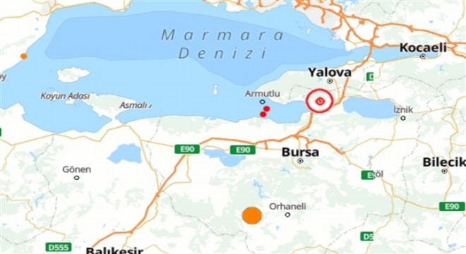 Bursa da deprem