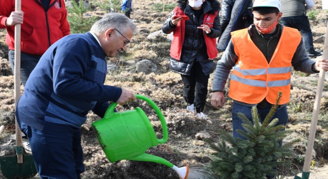 Büyükkılıç: “3 yılda 300 bin fidan diktik”