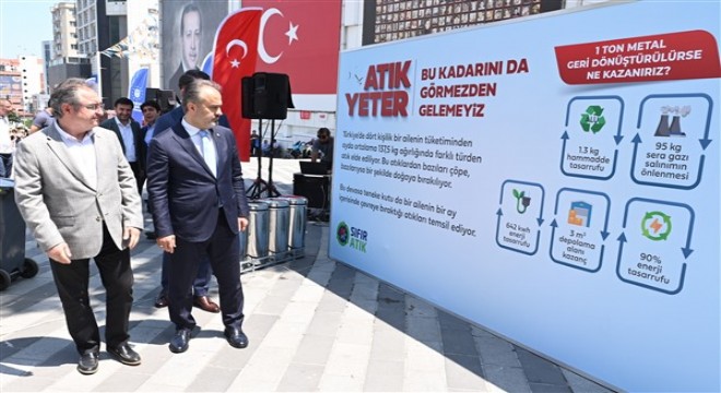 Büyükşehirden  Atık Yeter  uygulaması