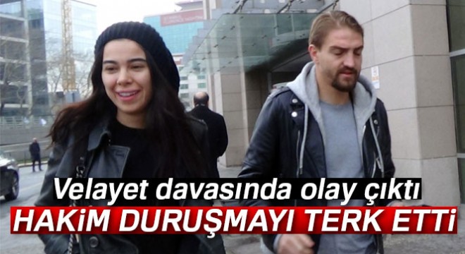 Caner Erkin ile Asena Atalay ın velayet davasında olay çıktı