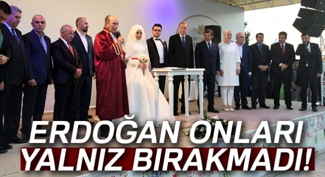 Cumhurbaşkanı Erdoğan 15 Temmuz kahramanı ailenin mutlu gününe ortak oldu