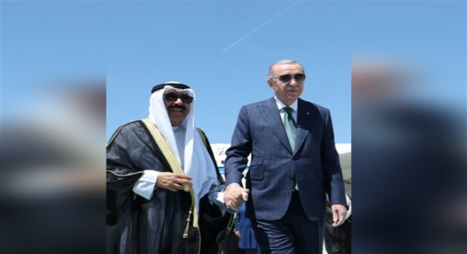 Cumhurbaşkanı Erdoğan, Kuveyt Devlet Emiri El Sabah’ı karşıladı