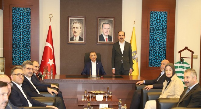 Cumhurbaşkanı Yardımcısı Fuat Oktay, Başkan Altay’ı ziyaret etti