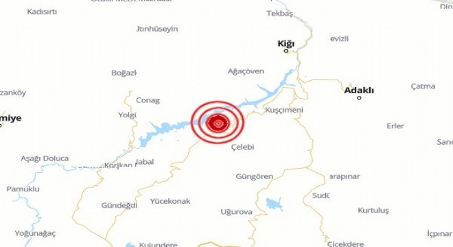Elazığ’da deprem