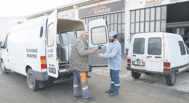 Elmadağ Belediyesi’nden güne sıcak bir başlangıç