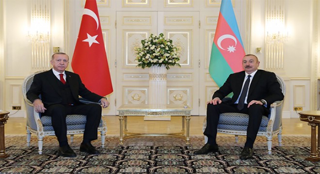 Erdoğan, Azerbaycan Cumhurbaşkanı İlham Aliyev ile görüştü