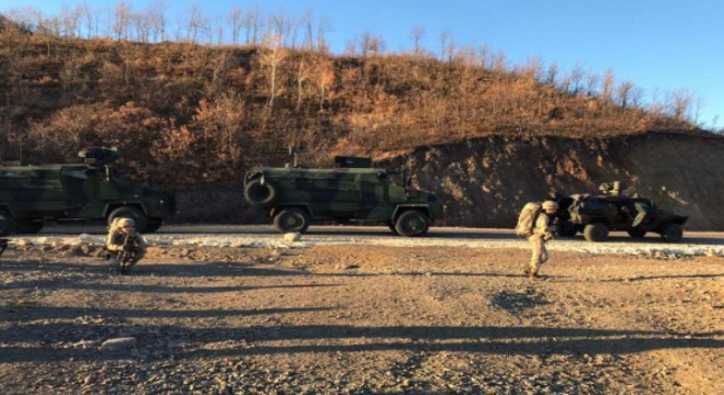 Eren Kış-6 Mercan Sağları Şehit Jandarma Uzman Çavuş Burak Tortumlu Operasyonu başlatıldı