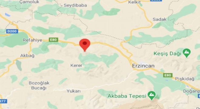 Erzincan da deprem