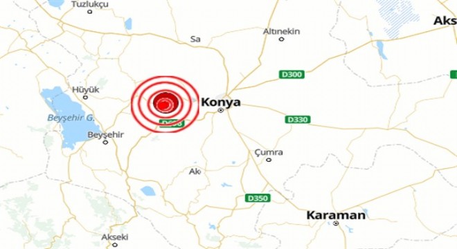 Konya da deprem