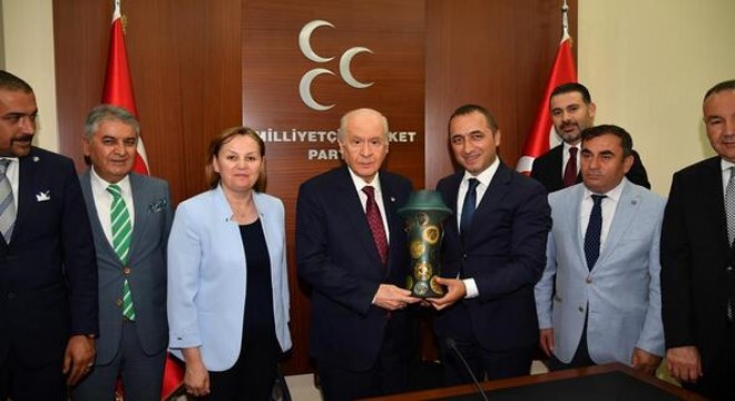 MHP Grubu’ndan Bahçeli’ye ziyaret