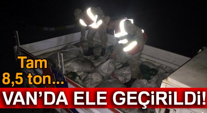 Muradiye’de 8,5 ton kaçak avlanmış inci kefali balığı ele geçirildi