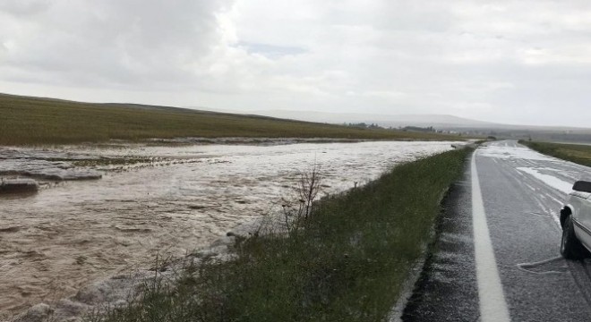 Polatlı’da dolu ve sel ekinlere zarar verdi