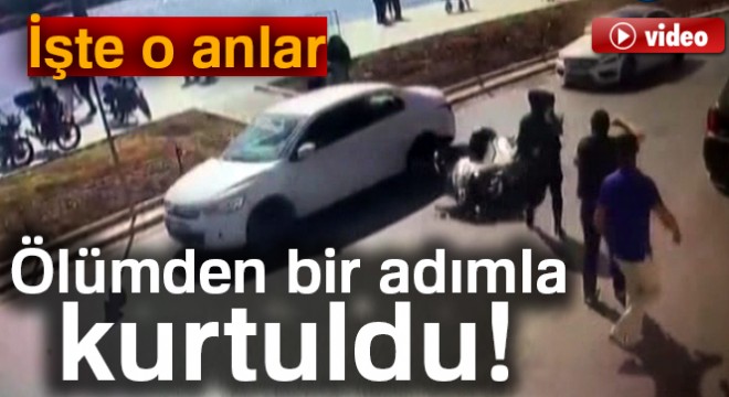 Sarıyer’de genç kız ölümden bir adımla kurtuldu