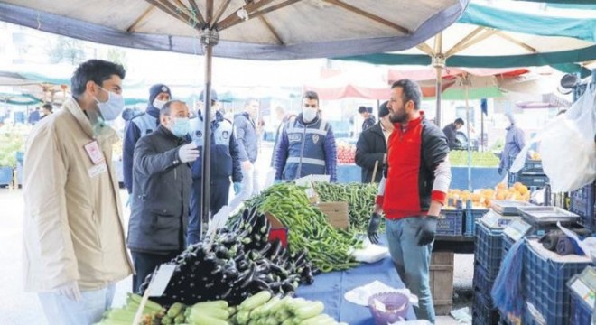 Sincan’da zabıta tam kadro sahada