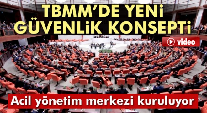 TBMM’de yeni güvenlik konsepti