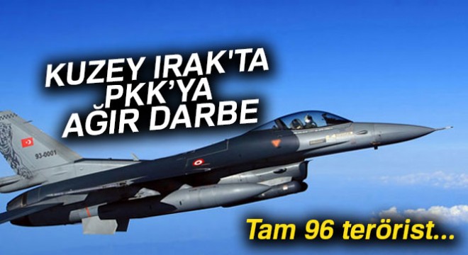 TSK açıkladı! Kuzey Irak ta PKK ya ağır darbe