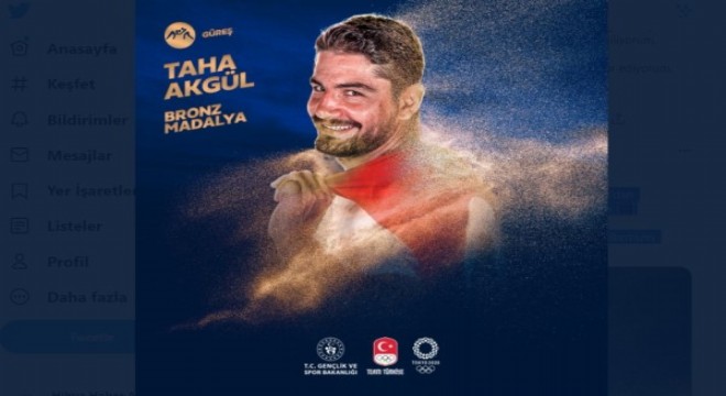 Taha Akgül Olimpiyat 3’üncüsü