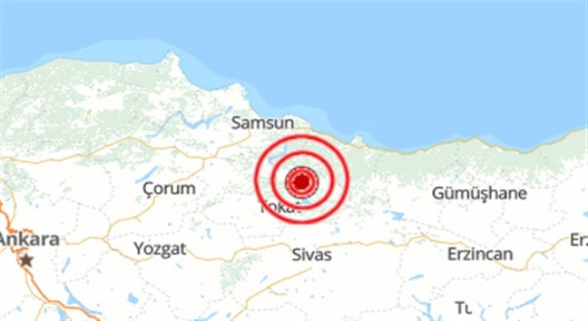 Tokat da deprem