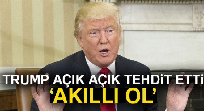 Trump, İran Cumhurbaşkanı Ruhani ye akıllı ol dedi