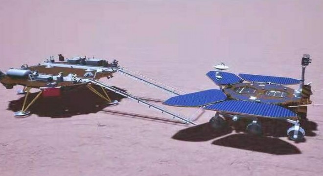 Zhurong, Mars’ın yüzeyinde keşif çalışmalarına başladı