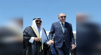 Cumhurbaşkanı Erdoğan, Kuveyt Devlet Emiri El Sabah’ı karşıladı