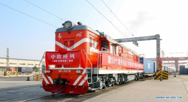 Çin, Avrupa’ya uzanan yeni bir demiryolu hattını daha hizmete açtı
