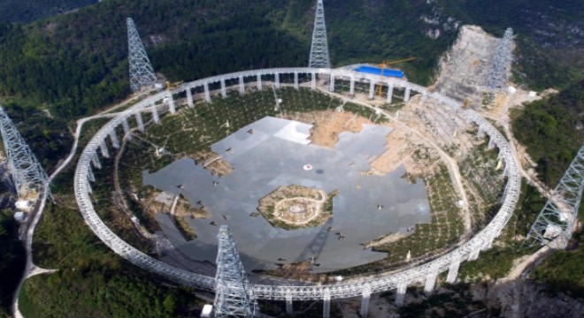 Çinli bilim insanları dev teleskopu kullanarak güneş rüzgarını inceliyor