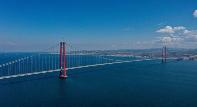 Çinli firmanın inşa sürecine katıldığı 1915 Çanakkale Köprüsü törenle açıldı